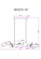 Подвесной светильник MyFar Francis MR2076-6P - фото 4977724