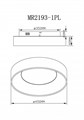 Накладной светильник MyFar Shannon MR2193-1PL - фото 4977889