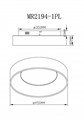 Накладной светильник MyFar Shannon MR2194-1PL - фото 4977898