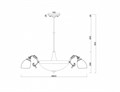 Люстра на штанге MyFar Ceiling MR1524-11C - фото 4978225