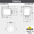 Встраиваемый светильник Fumagalli Teresa 2L0.000.000.AXZ1L - фото 4983269