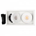 Встраиваемый светильник Arlight CL-SIMPLE-S148x80-2x9W Warm3000 (WH, 45 deg) 026876 - фото 4988055