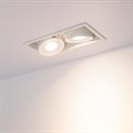 Встраиваемый светильник Arlight CL-SIMPLE-S148x80-2x9W Warm3000 (WH, 45 deg) 026876 - фото 4988059
