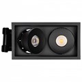 Встраиваемый светильник Arlight CL-SIMPLE-S148x80-2x9W Day4000 (BK, 45 deg) 026877 - фото 4988065