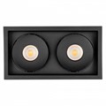 Встраиваемый светильник Arlight CL-SIMPLE-S148x80-2x9W Day4000 (BK, 45 deg) 026877 - фото 4988066