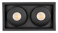 Встраиваемый светильник Arlight CL-SIMPLE-S148x80-2x9W Warm3000 (BK, 45 deg) 028151 - фото 4988252