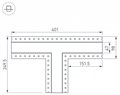 Соединитель угловой T-образный накладной Arlight S-LUX 030107 - фото 4994395