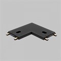 Соединитель угловой L-образный для треков накладных Imex UT25 IL.0007.3001 BK - фото 5011791
